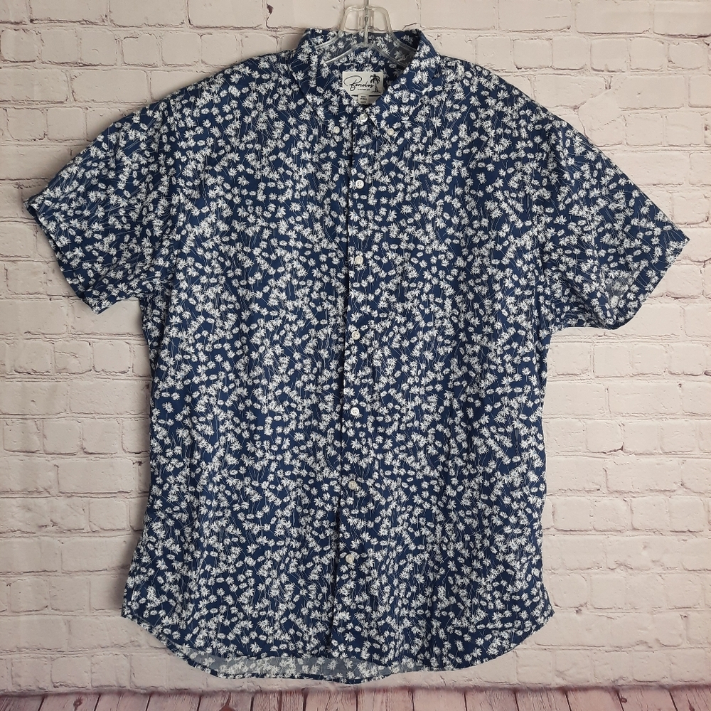 Bonobos Men's Flower Button Down Shirt Sz. XXL